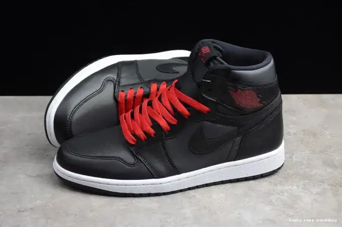 Rep Husky Air OG Jordan Retro Satin 1 High 555088-060 Black 0505